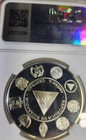 Nicaragua 2007 Silver 10 Codobas Ibero-american Baseball Ngc Pr69 Proof