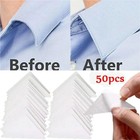 50pcs Plastic Collar Stays For Men     Shirt Collar Support Stiffeners Lifter
