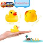 50pack Mini Rubber Ducks  Duck Bulk Float Baby Bath Small  Yellow