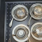 Vintage 18pc Les Etains D europe 95  Pewter Glogg Set 6 Cups 6 Saucers 6 Spoons