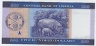 Liberia 500 Dollars 2022 P 42 Unc Uncirculated Banknote Serial Aa