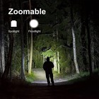 Rechargeable 990000lm Led Flashlight Tactical Police Super Bright Torch Zoomable