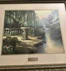Thomas Kinkade The Hour Of Prayer - Library Edition - Original Canvas Framed      