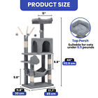 44  Cat Tree Tower Tall Condo Kitty House For 20lbs Cats With Scratching Posts
