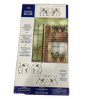 Plaid Wrought Iron Gate Stencil Decor 3-18  Stencils 26865