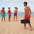 Franklin Sports Steel Volleyball Net System For Beach Steel Poles Stakes Ropes