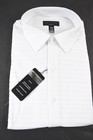 Alfani Mens Tuxedo Dress Shirt New L 16- 16 5 32 33 White Slim Fit Alfatech