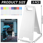 A Frame Sign Chalkboards  Sandwich Chalkboard Signs With White Dry Erase Surface