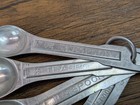 Vintage - 4pc Aluminum Nesting Measuring Spoons    tsp - 1tbs