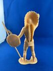 Louis Marx Toy Indian Chief Large 6  Western Playset Plastic Figure Vintage 1964