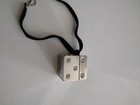 Christian Dior Dice Shaped Dior Play Lip Gloss Charm Keychain Silver Tone