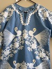 Unique Island Kaftan Embellished W  Front Side Hand Embroidery And 3 4 Sleeves