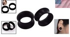 Flexible Silicone Ear Gauges - 10mm Double Flared Tunnels For Stylish Piercing