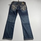 Rock Revival 32  Camilo Straight Leg Jeans Men s Size 32 Dark Blue