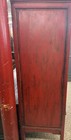 19th Century Antique Chinese Red Lacquered Ming Style Wedding Cabinet