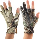 Non   slip Gel Camo Fishing Gloves uv Protection Sun Gloves For Men Women Fly Fish