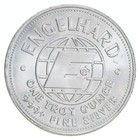 1982 1 Troy Oz   999 Silver Engelhard American Prospector Silver Round