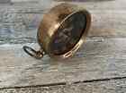 Brass Pocket Compass - Old Vintage Style - Nautical Keychain