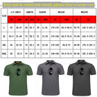 Men s Tactical Polo T-shirt Combat Short Sleeve Quick Dry Team Work Casual Shirt