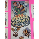 Vintage Victory Tattoos Set Of 10 And Display Card New