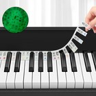 Piano Keyboard Stickers 88-keys Noctilucent  Full Size Note Labels