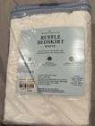 Home Classics Queen Size White Ruffle Bedskirt 15  Drop