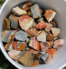 Polychrome Jasper - 1lb Lot - Desert Jasper Vibrant Colors   Rough Great Colors 