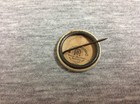 Antique 1910 Buster Brown Hose Supporter Celluloid Pinback Button W paper Label