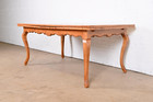 Baker Furniture Italian Provincial Maple Harvest Farm Table  Newly Refinished