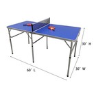 Multiuse Tennis Ping Pong Table Sports Indoor Outdoor Net 2 Rackets  3 Balls