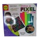 Alex Toys Craft Kit Stitch A Pixel Pillow Yarn 30 5x5 1x30 5cm New Dmg Pkg