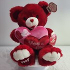 Dan Dee Walmart Sweetheart Teddy 2007 Red Plush Heart You   Me Valentine Vintage
