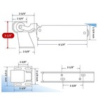 For Kason 1094 Sureclose Hydraulic Door Closer With Flush To 3 4 Inch Hook Usa