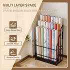 Fabric Roll Storage Rack 3 Tier Textile Fabric Display Rack Vinyl Roll Holder Us
