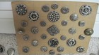 Huge Lot Of Over 400  Vintage Silver Buttons
