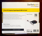 Startech com 2 Port Pci Express Superspeed Usb 3 0 Card W  Sata