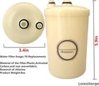 Compact 2 Pack Water Filter For Leveluk Kangen K-8  Enhanced Chlorine Filtration