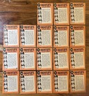 1964 Topps Beatles Color Cards Lot Of 18 W  Doubles John Paul George Ringo