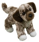 Douglas Spud Mutt Mixed Breed Dog Plush Toy Stuffed Animal 8    Brown Hound Puppy