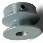 Motor Pulley 1 2  Bore X 2  Dia V-belt  Set Screw Solid Cast Iron  Fixed Bore