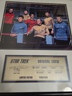 Star Trek Original Cast Signed Photo And Limited Edition Plaque     