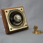 Brass Claverley Front Door Bell Pull   Bell