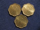  1955 Ceylon sri Lanka Coin  2 Cents  Uncirculated Beauty  British   Sweet Coin