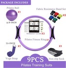 Yxilee Pilates Ring Circle Set - Workout At Home Workout Equipment Women - Booty