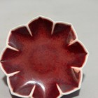 Rare Collectable Art Chinese Hand Painting Red Glaze Porcelain Plate