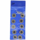 10pcs 16-60 Mm Diamond Cutting Disc Abrasive Wheels Rotary Blades Saw Grinding