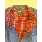 Saddlebred Navy Harrington Jacket Mens Large Plaid Lined Full Zip Lightweight