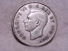 1943 Canada 50 Cents  800 Silver Coin