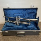 Yamaha Ytr-135 Ytr135 Trumpet Silver Color With Hard Case Mouthpiece Used Japan