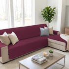 Waterproof Sofa Covers Non-slip Sofa Slipcover wine Red   4 Seat Lounge Chaise e